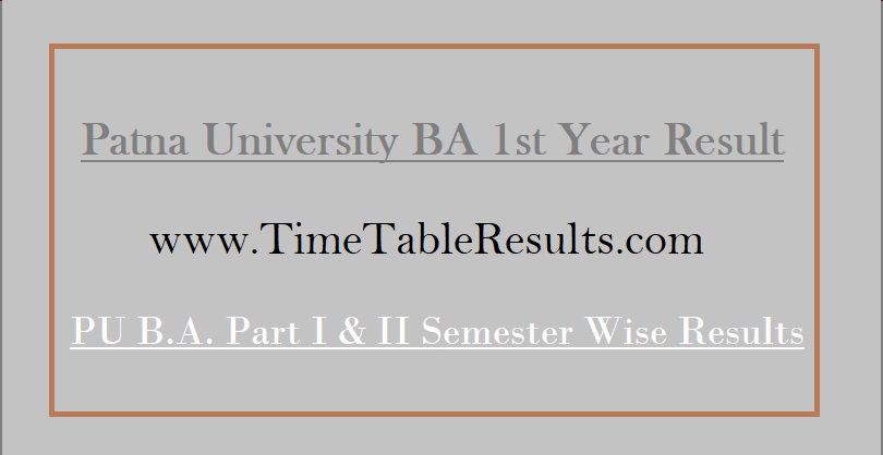 Patna-University-BA-1st-Year-Result-PU-B.A.-Part-I-II-Semester-Wise-Result