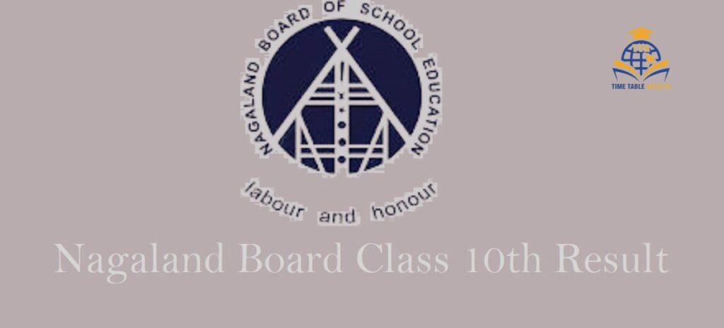 Nagaland Board Class 10th Result